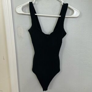 Worn once Abercrombie knit black bodysuit